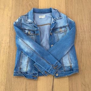 ZARA Kids Basic Denim Jacket Size 11/12